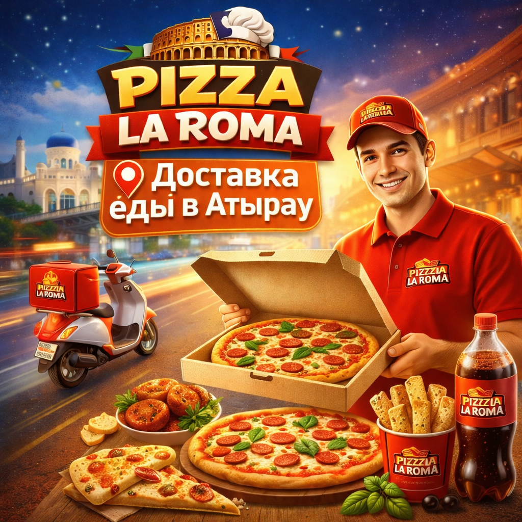 Доставка еды в Атырау, когда не хочется никуда ехать