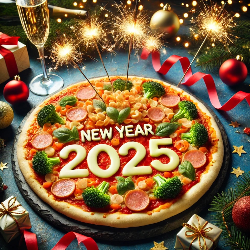 С Новым годом 2025! Новогоднее поздравление от Pizza La Roma